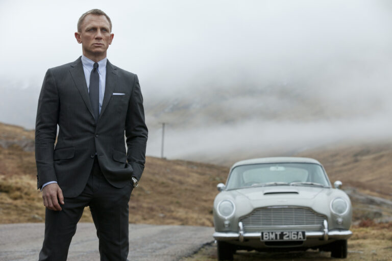 This film image released by Columbia Pictures shows Daniel Craig as James Bond in the action adventure film, 