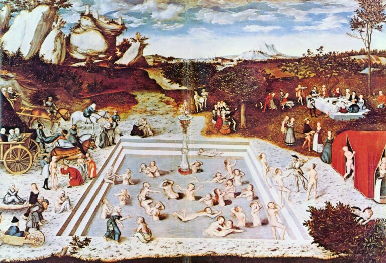 © Dr. Ernst-Dieter Jarasch, Gemäldegalerie zu Berlin / Gemälde: Lucas Cranach der Ältere: «Der Jungbrunnen», 1546. / Bild: Wikimedia Commons