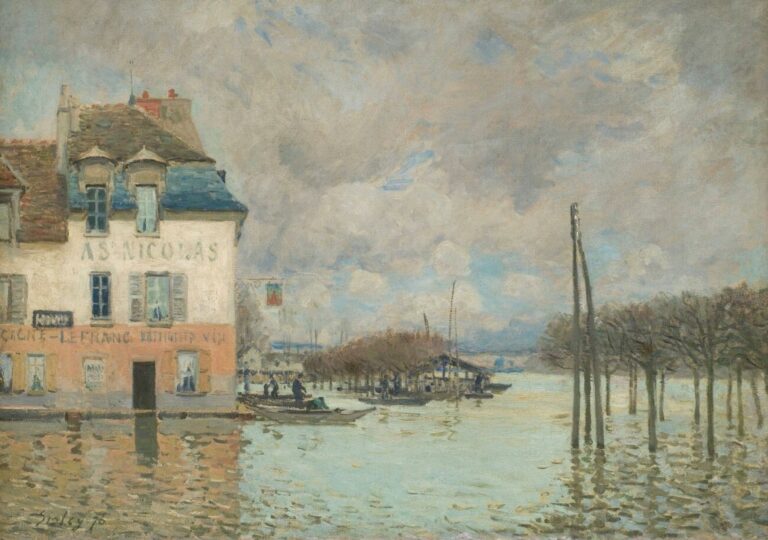 Schönheit in Tragödien: Der Impressionist Alfred Sisley war der Maler der Überschwemmungen. Er gilt als der Vergessenste, Schüchternste seiner Zunft