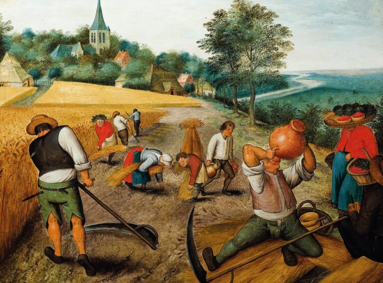 (Bild: «Sommer» aus «Die vier Jahreszeiten» von Pieter Brueghel d.J. © Nationales Kunstmuseum von Rumänien/Wikimedia Commons)