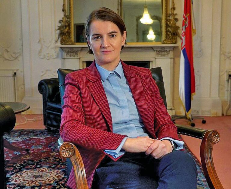 Auf der Seite der Freiheit: Serbiens Ministerpräsidentin Ana Brnabic stellt Australien an den Pranger. Einst als Marionette belächelt, ist sie längst die Schlüsselfigur für die Modernisierung