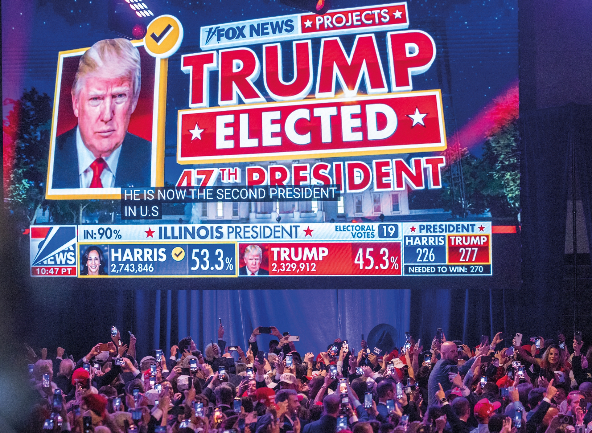 USA Trump 2024 Elections night watch party