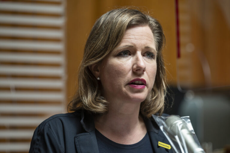 Christa Markwalder, FDP-BE, spricht zur Grossen Kammer an der Sommersession der Eidgenoessischen Raete, am Mittwoch, 2. Juni 2021 im Nationalrat in Bern. (KEYSTONE/Alessandro della Valle)