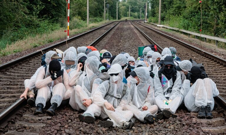 Klimaprotest in Hamburg