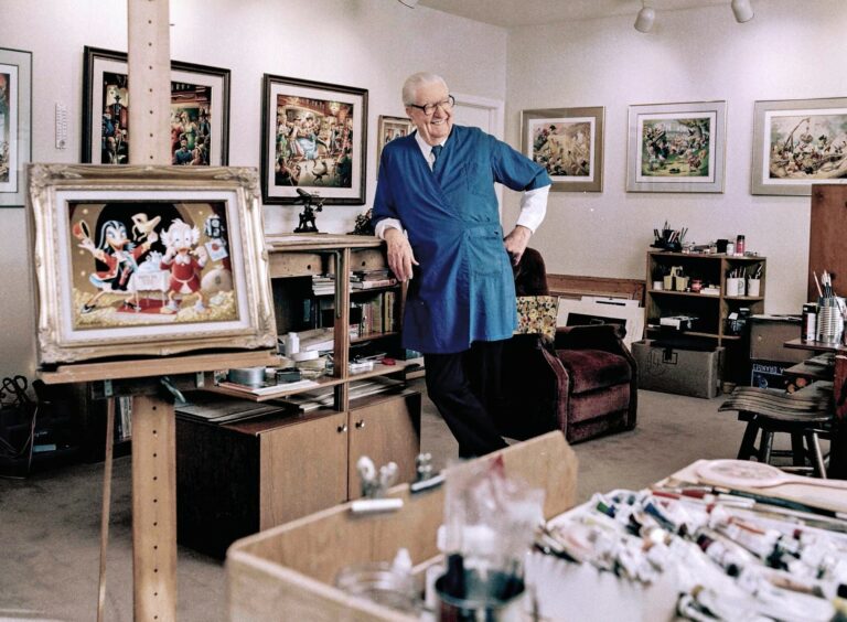 Bild: Carl Barks by Greg Preston for «The Artist Within»