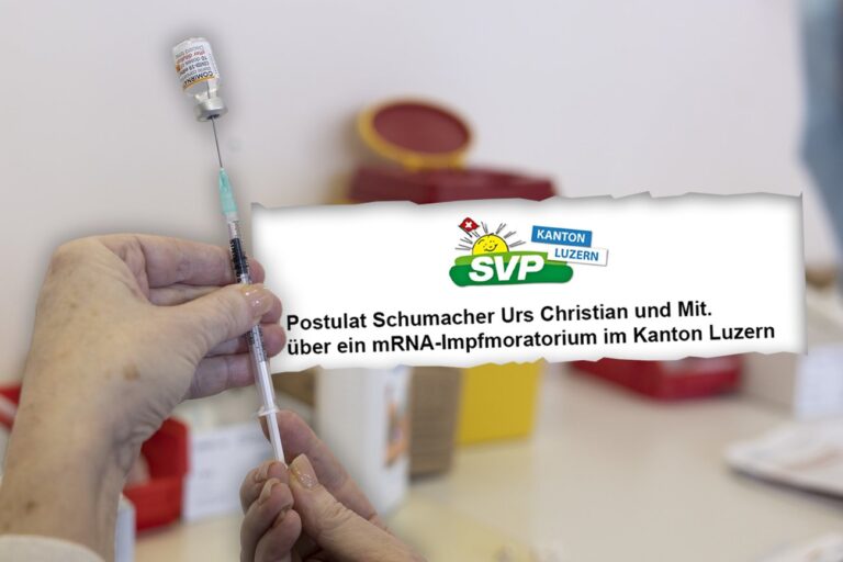 Wird die Schweiz kränker? Im Kanton Luzern fordert die SVP-Fraktion erstmals die Sistierung der mRNA-Impfung