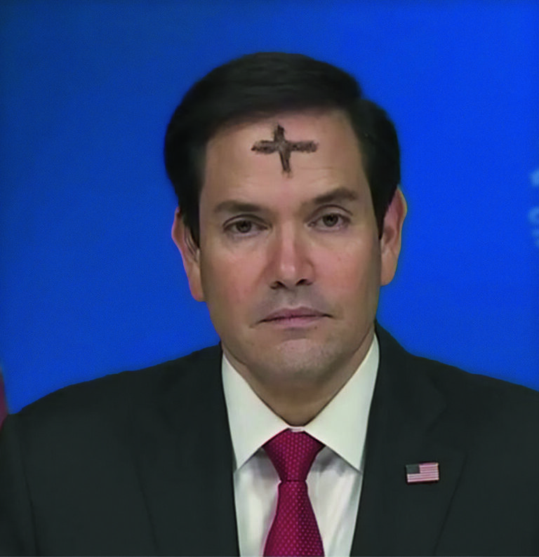 Rubio, crucified